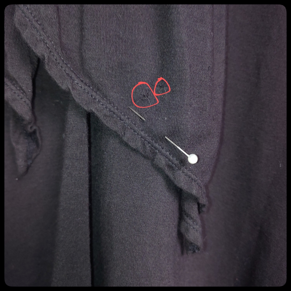 Max Studio Black Wrap Robe Dress - Picture 9 of 9